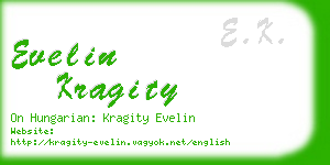 evelin kragity business card